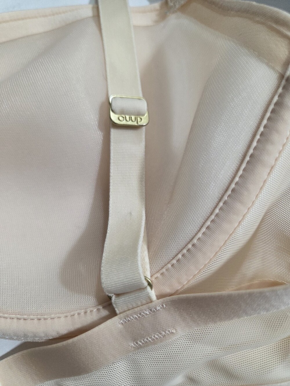 Cuup Demi T-Shirt Bra 34D Sand Beige Tan Cream Underwire Unlined - Picture 5 of 6